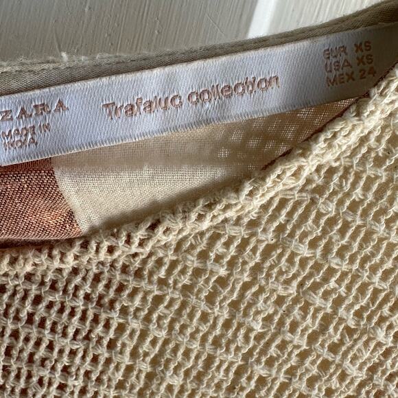 Zara Mesh Dress with Pom Poms - Picture 7 of 8